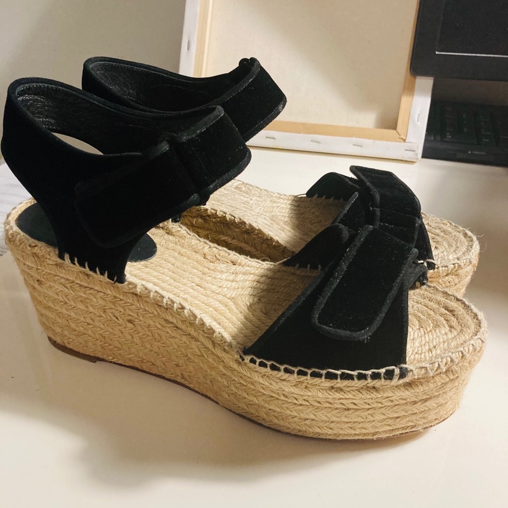 Celine Velvet Sandals